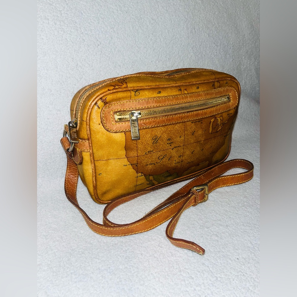 Alviero Martini World Map Crossbody Bag - Picture 14 of 15